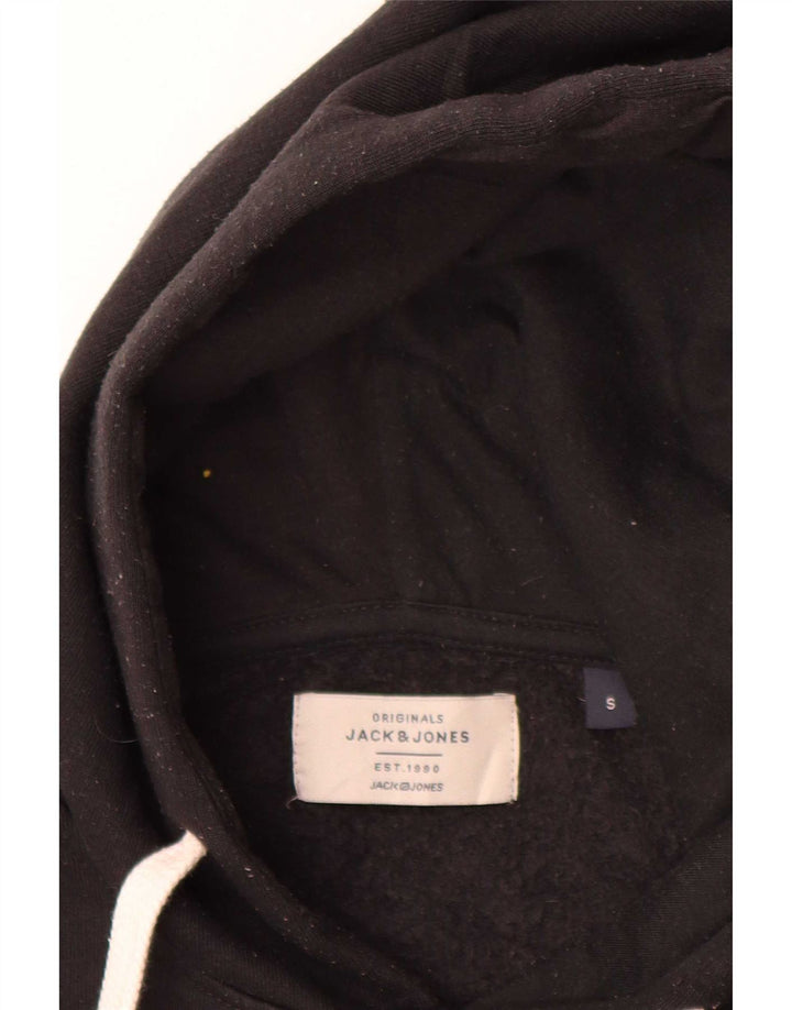 Jack & Jones Hættetrøje til mænd Lille sort polyester