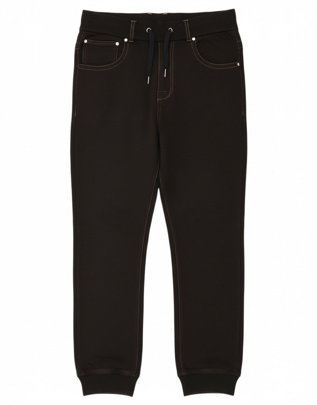 Zara Mens Joggers Cropped Trousers Small W30 L25 Black