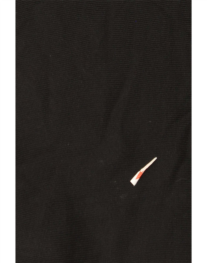 Zara A-line nederdel lille W26 sort viskose