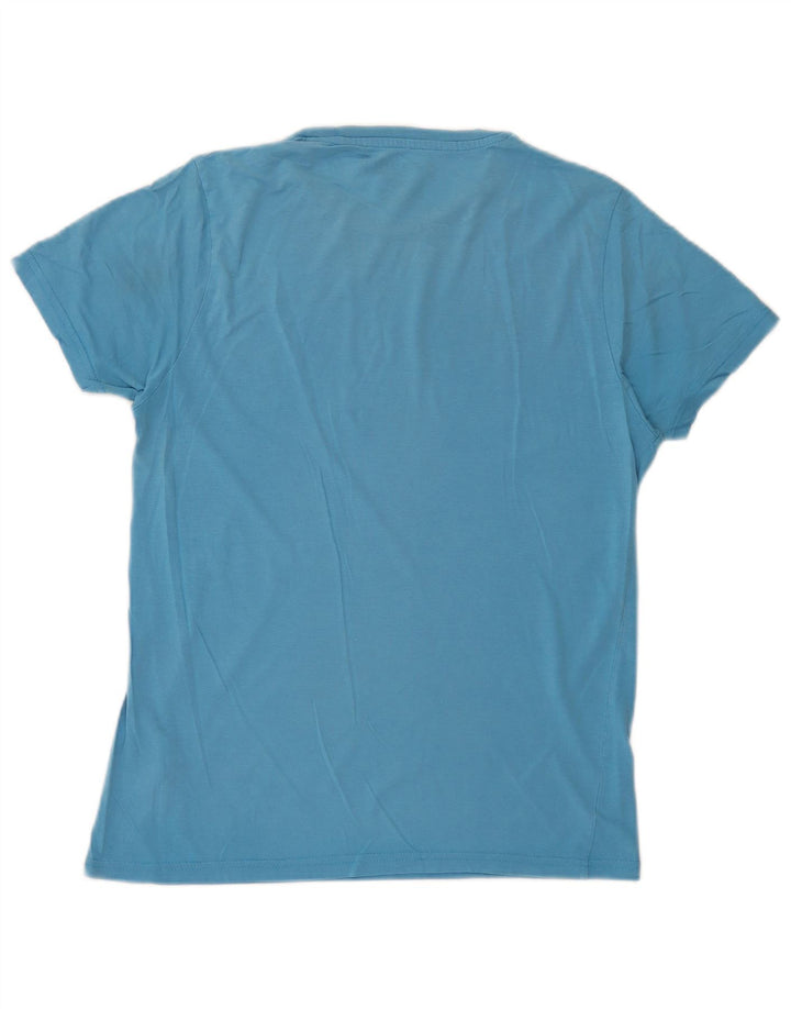 Jack & Jones Herre grafisk T-shirt Top Medium Blue Bomuld