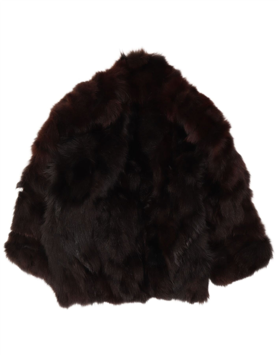 Vintage Dame imiteret Pelsjakke EU 44 XL Brun