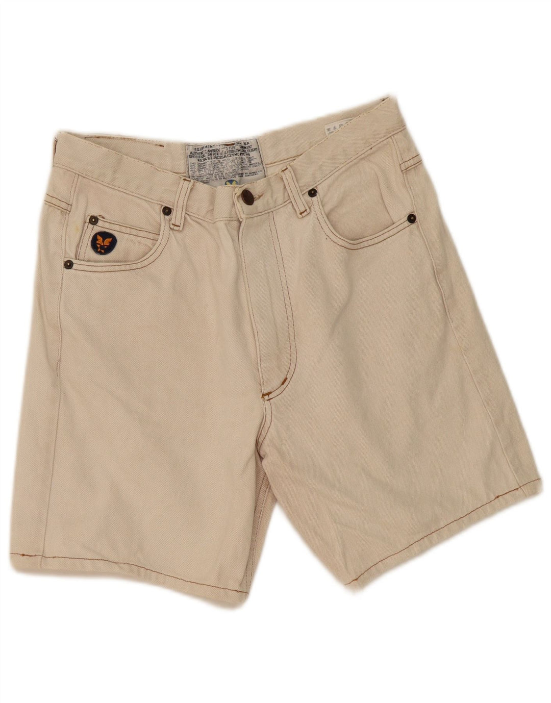 Avirex denimshorts til kvinder W31 Medium Off White Bomuld