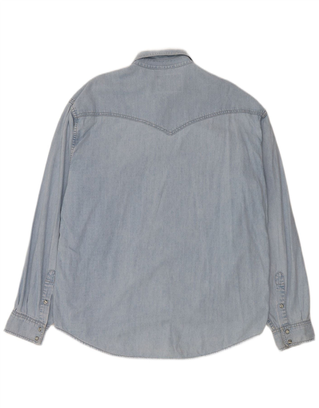 Wrangler Herre Denim Shirt XL Blå Bomuld
