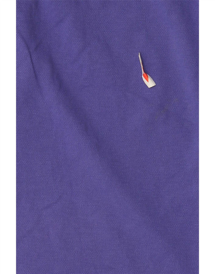 Kappa Dame Polo Shirt UK 12 Medium Lilla Bomuld