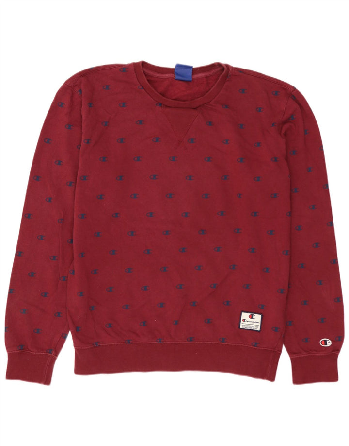 Champion Herre Grafisk Sweatshirt Jumper Lille Bourgogne bomuld
