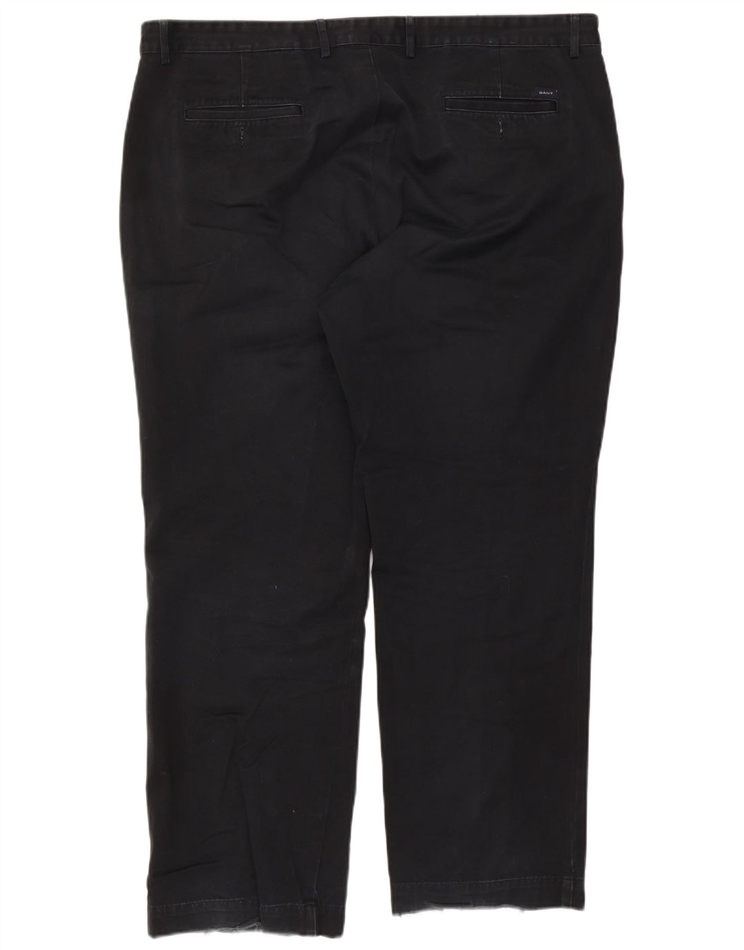 Gant Straight Chino Bukser til mænd W44 L32 Sort