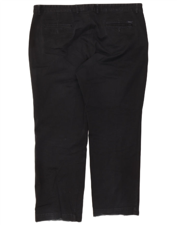 Gant Straight Chino Bukser til mænd W44 L32 Sort