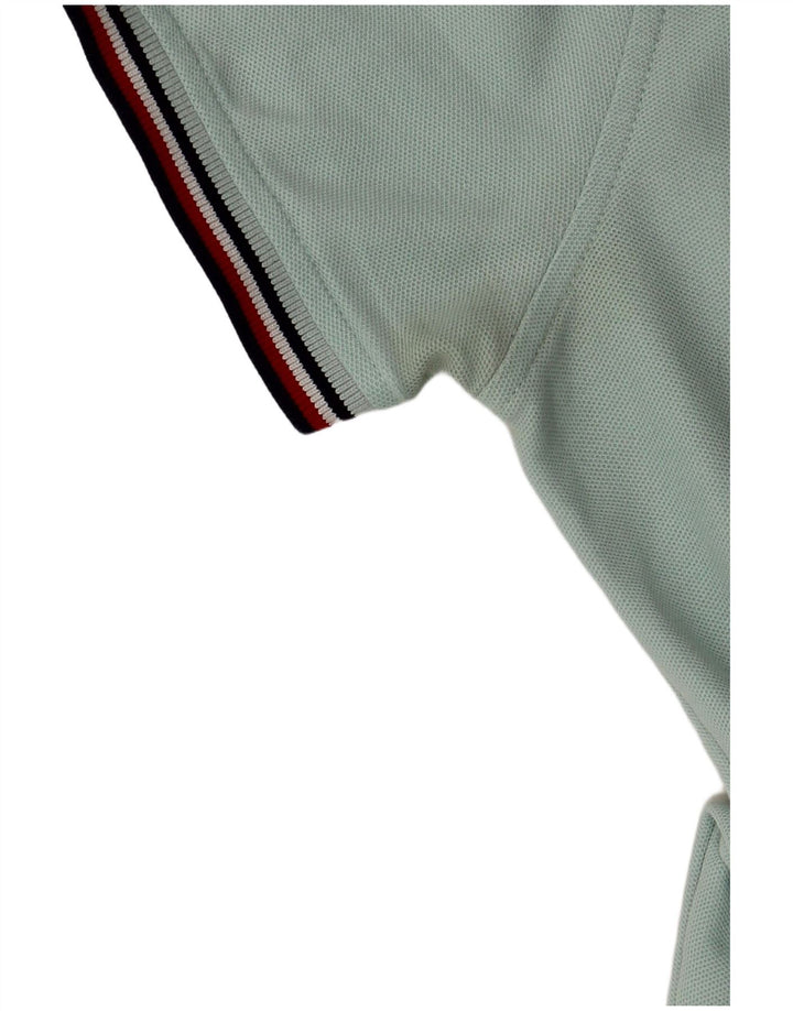 Tommy Hilfiger Herre Regular Fit Polo Shirt Medium Turkis Bomuld
