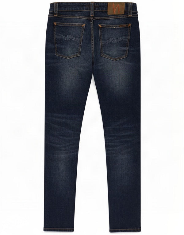 Nudie Mens Skinny Jeans W30 L32 Blue Cotton