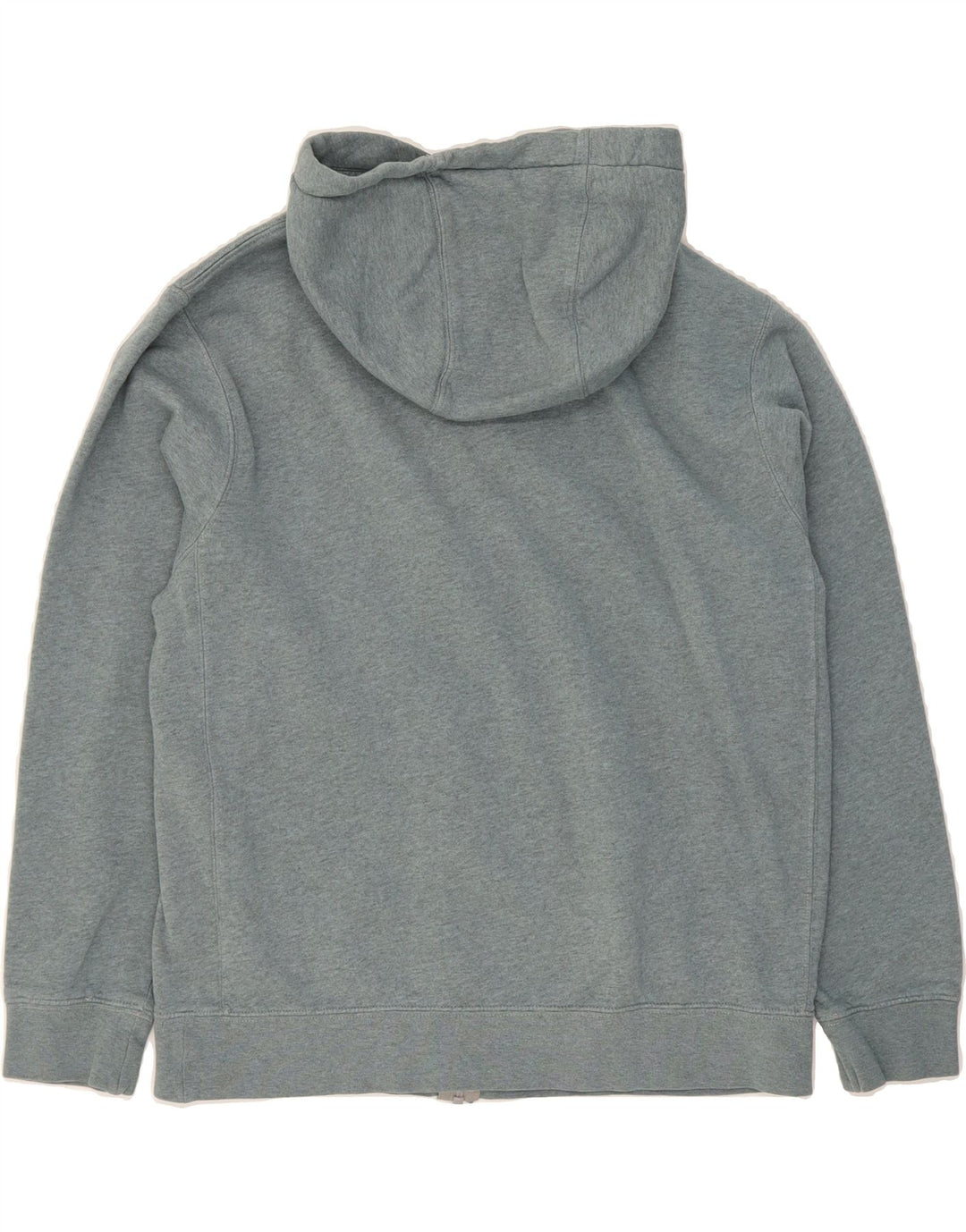 NIKE Womens Oversized Zip Hoodie Sweater UK 14 Medium Grey Cotton Vintage Nike and Second-Hand Nike from Messina Hembry 