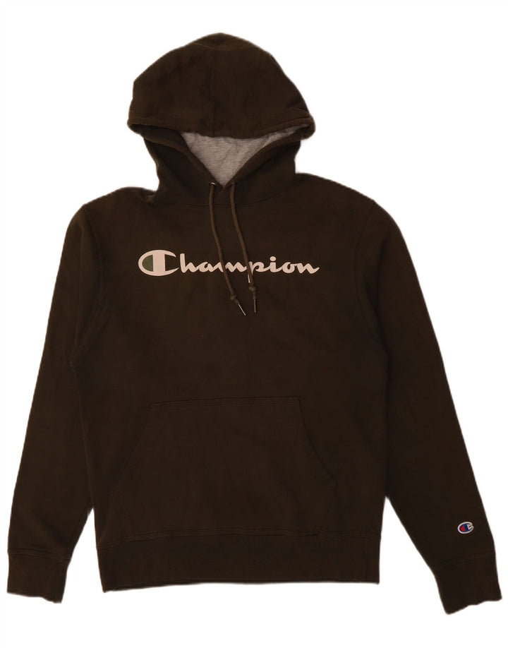 Champion Herre grafisk hættetrøje Jumper lille Khaki Bomuld