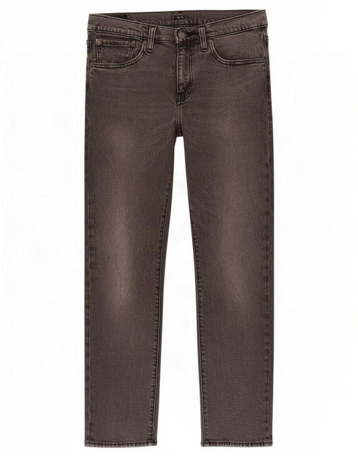 Levi's Herre 502 tilspidsede jeans W31 L32 Grå bomuld