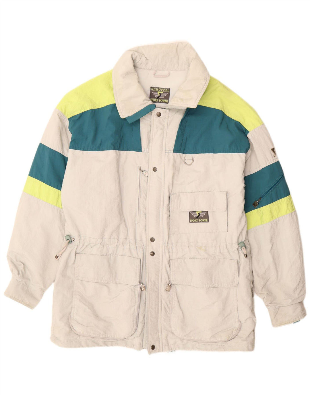 Schoffel Herre Skijakke EU 50 Stor Grå Colourblock