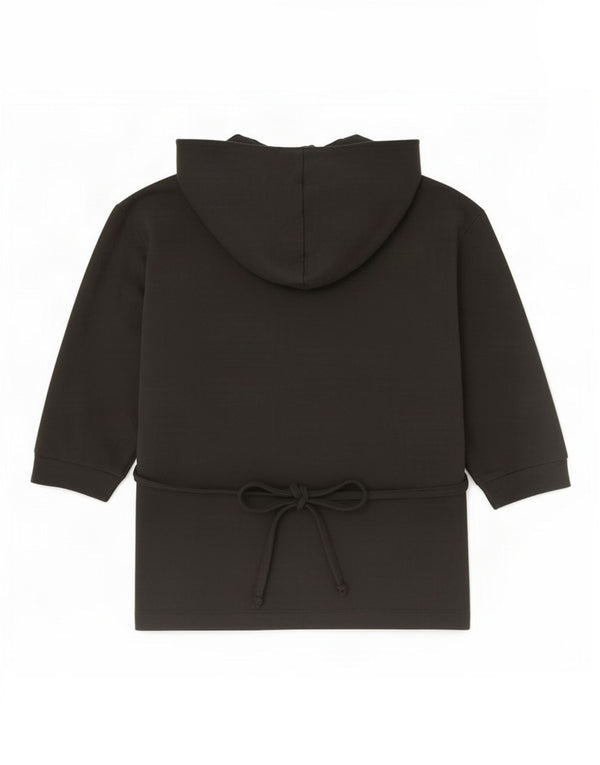 Diesel Dame Hætte Top 3/4 ærme UK 10 Small Grey Bomuld