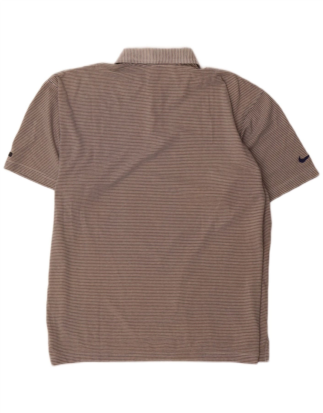 Nike Polo Shirt til mænd 2XL Gråstribet bomuld