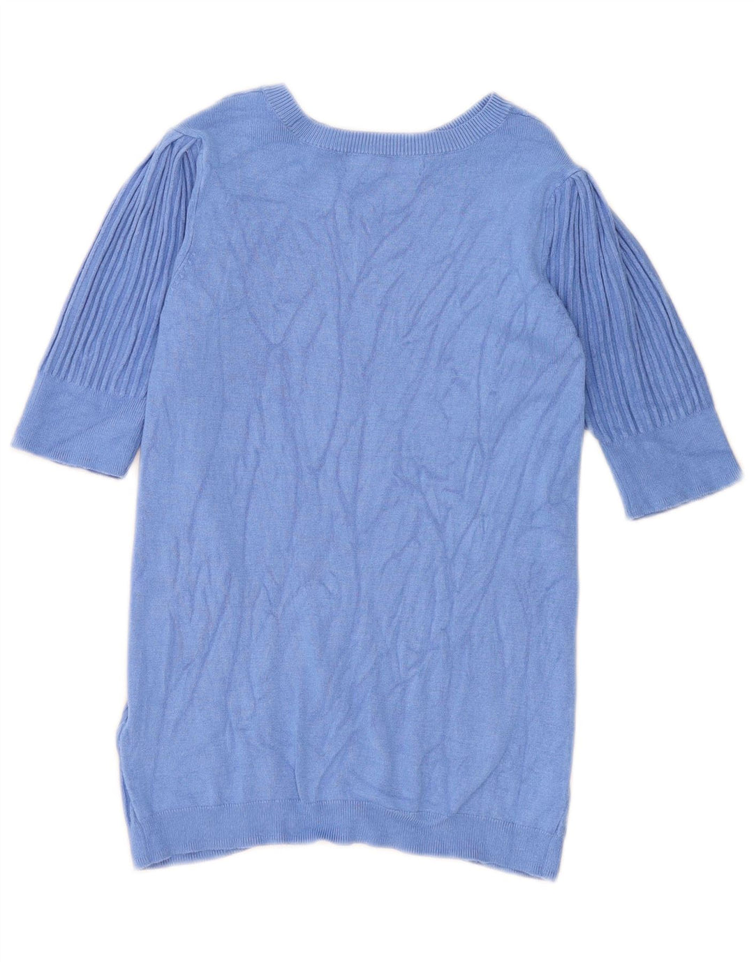 Marks & Spencer Dame Boat Neck Jumper Sweater UK 8 Small Blue