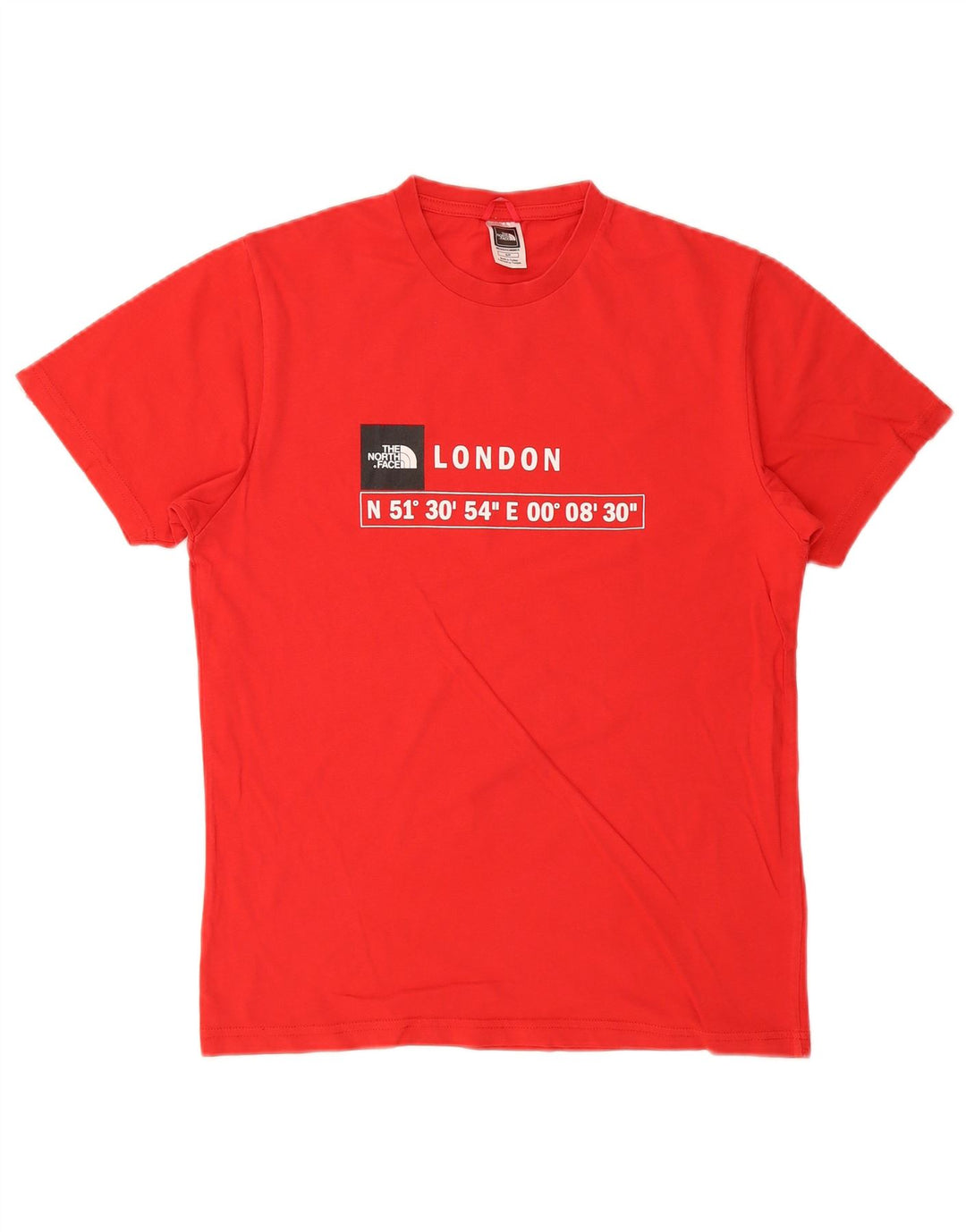 THE NORTH FACE Herre grafisk T-shirt Top Lille rød bomuld