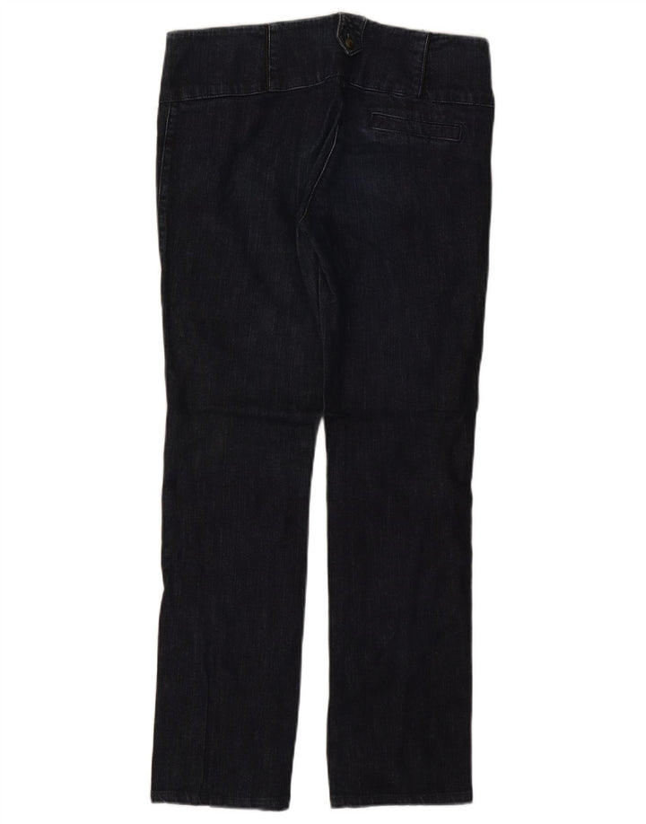 TRUSSARDI Dame Slim Jeans IT 44 Medium W28 L29 Marineblå Bomuld