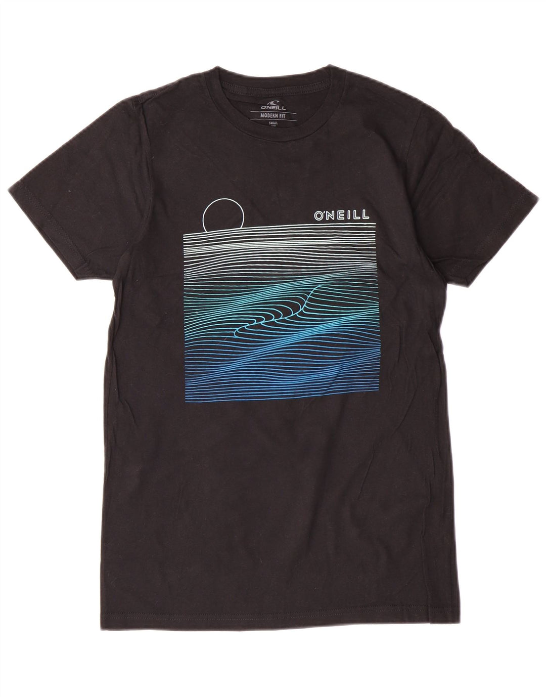 O'Neill Herre Modern Fit Grafisk T-shirt Top Lille sort bomuld