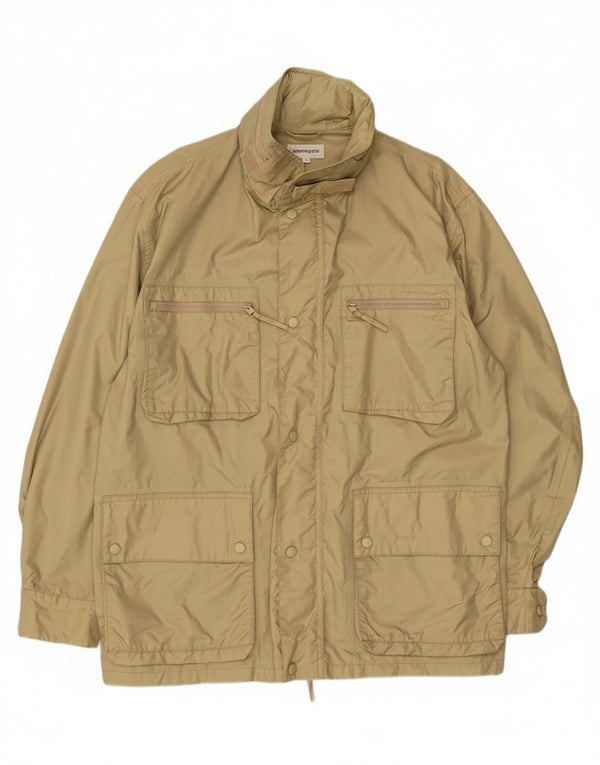 Alberto Aspesi Herre Hooded Utility Jacket UK 40 Large Green Nylon