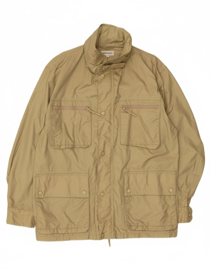 Alberto Aspesi Herre Hooded Utility Jacket UK 40 Large Green Nylon