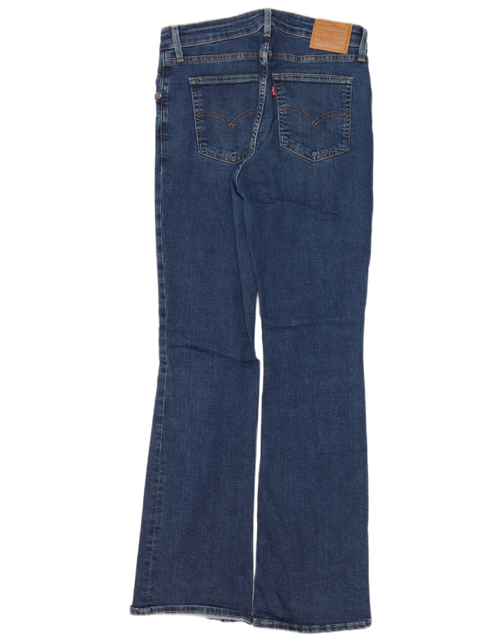 LEVI'S Dame 725 High Rise Bootcut Jeans W30 L32 Marineblå Bomuld
