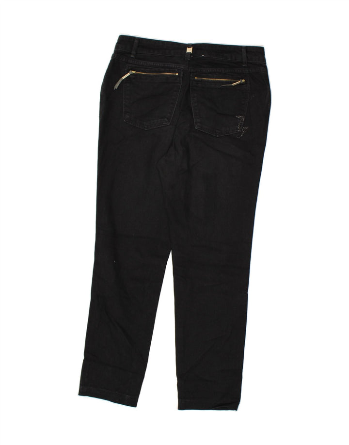 TRUSSARDI Womens Slim Jeans W31 L28 Black Vintage Trussardi and Second-Hand Trussardi from Messina Hembry 