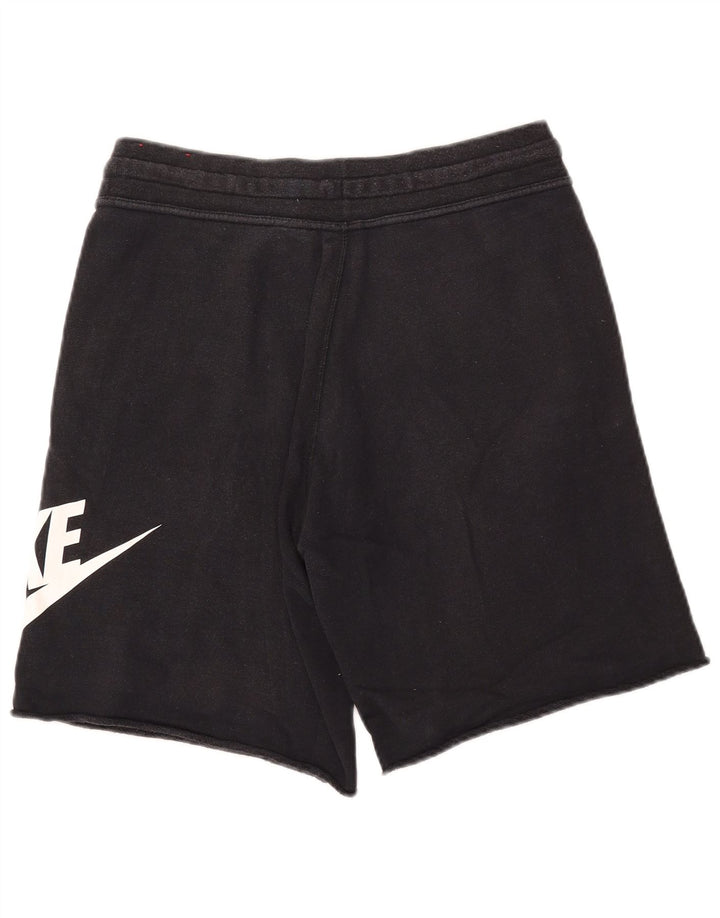 Nike grafiske sportsshorts til mænd, store sorte bomuld