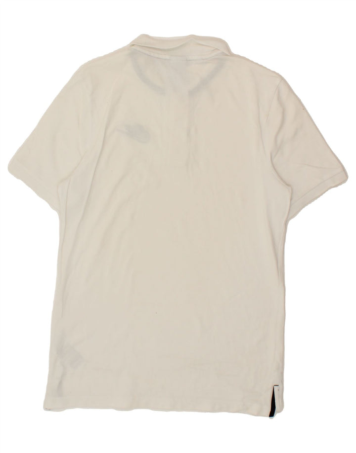 NIKE Mens Polo Shirt Small White Cotton Vintage Nike and Second-Hand Nike from Messina Hembry 