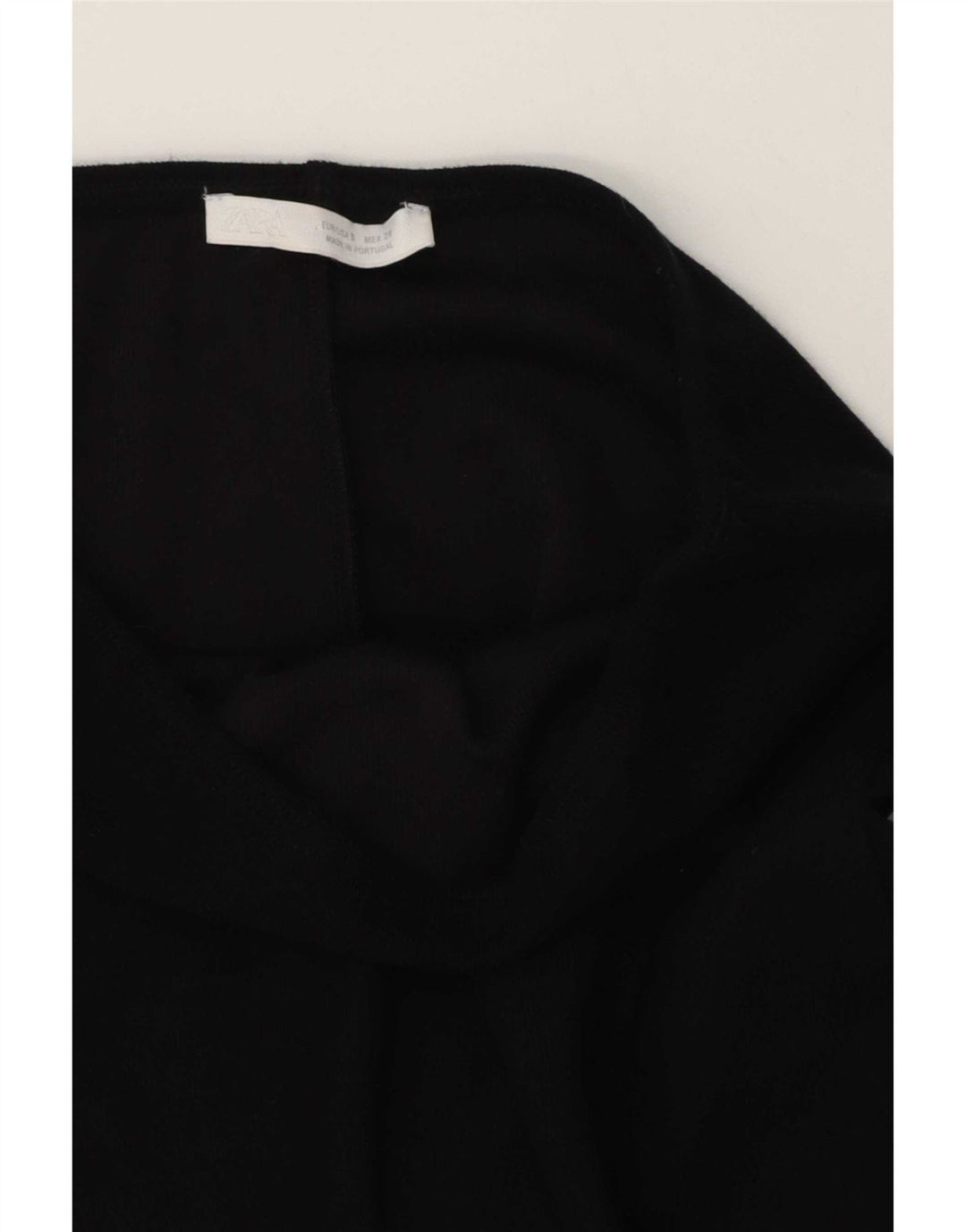 Zara Midi Nederdel Small W28 Sort til kvinder