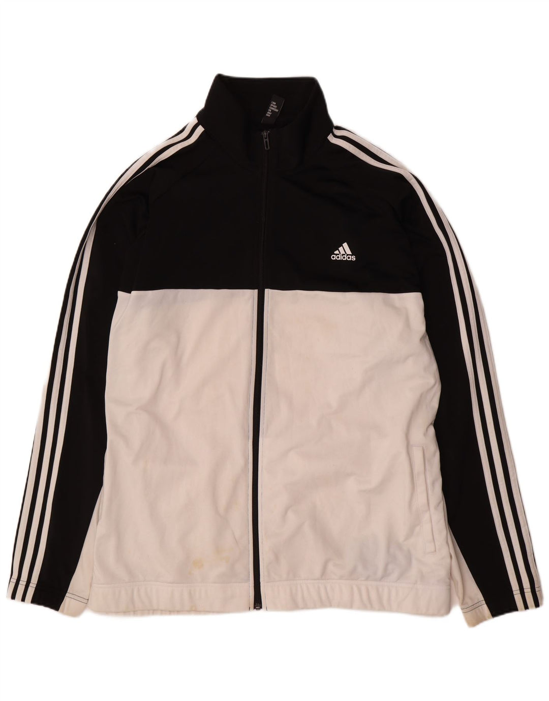 Adidas Træningsdragt til mænd Topjakke 2XL Hvid Colourblock Polyester