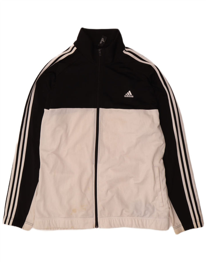Adidas Træningsdragt til mænd Topjakke 2XL Hvid Colourblock Polyester
