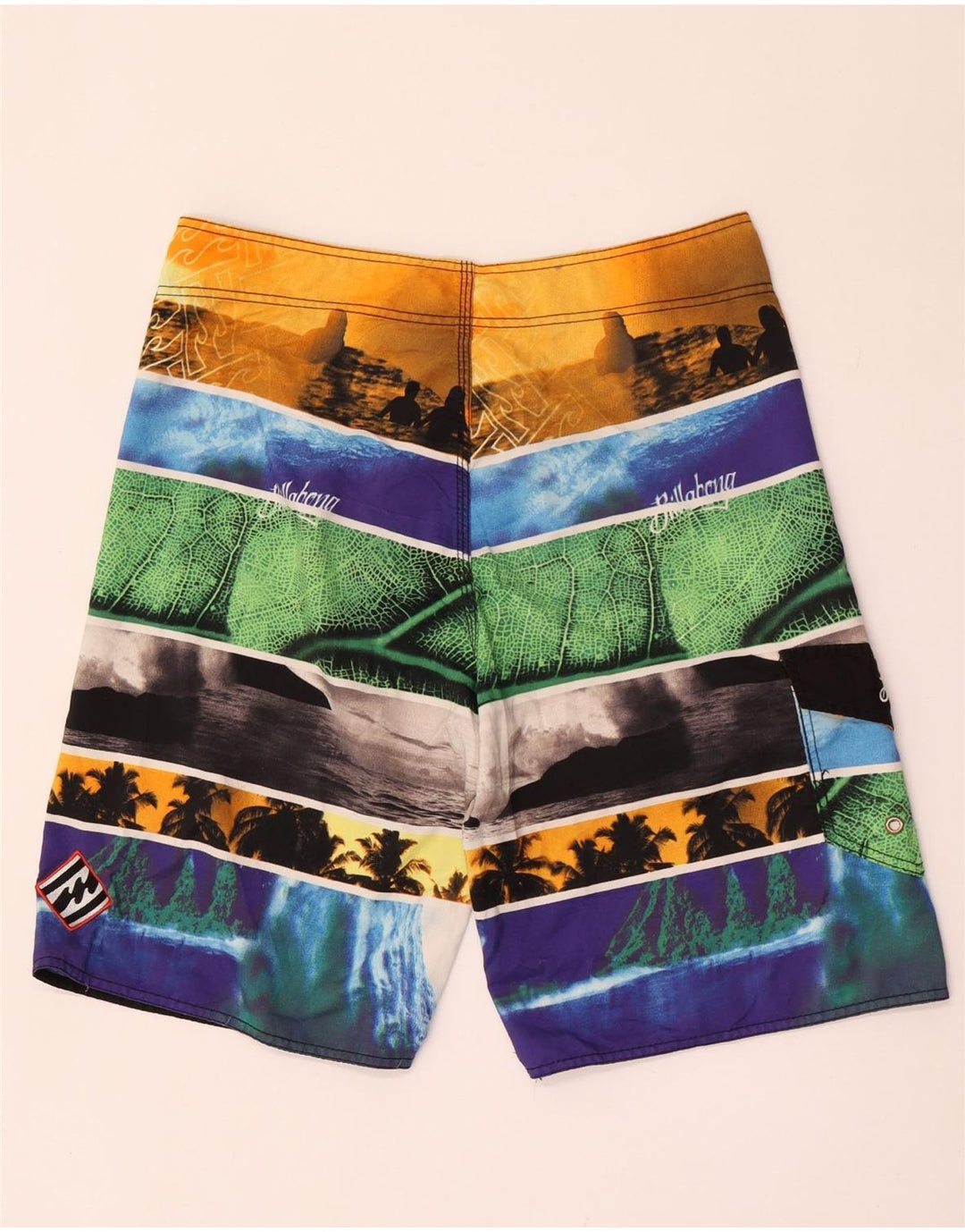 Billabong Herre Abstrakt Mønster Badeshorts Stor Flerfarvet