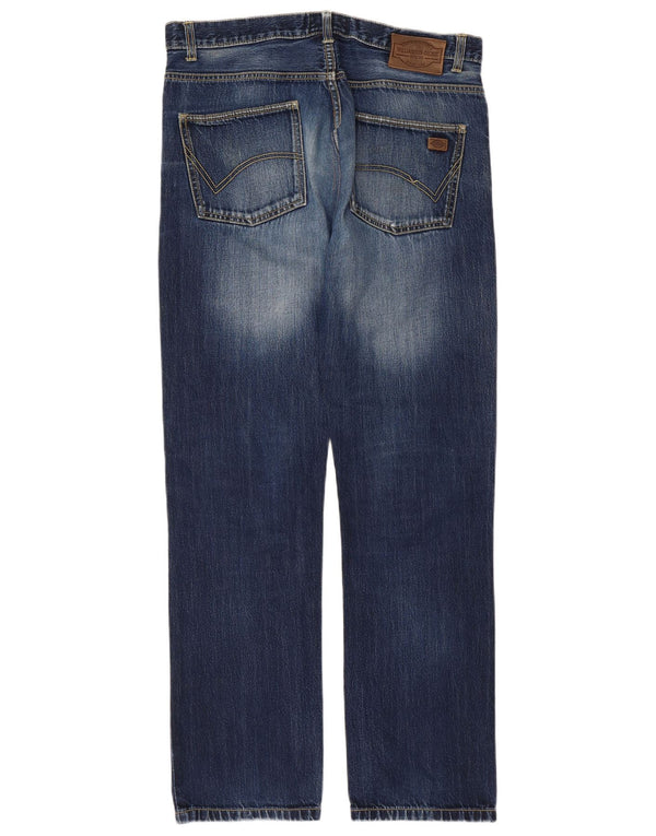 Dickies Straight Jeans til mænd W33 L34 blå bomuld