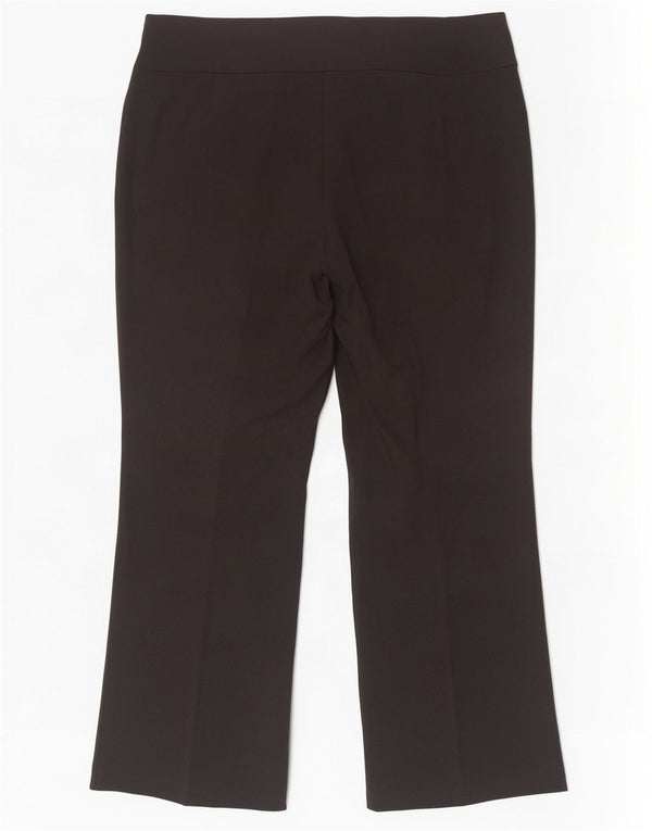 Marks & Spencer Kvinder Casual Bukser med brede ben UK 18 XL W38 L28 Sort