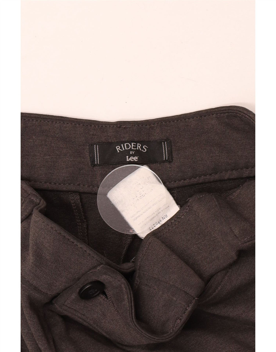 Lee Womens Riders Straight Casual Bukser W34 L31 Grå Polyester