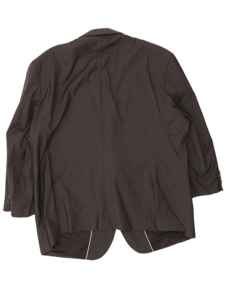 Hugo Boss Herre Guabello 2-knaps blazerjakke str. 56 Grå Virgin Wool