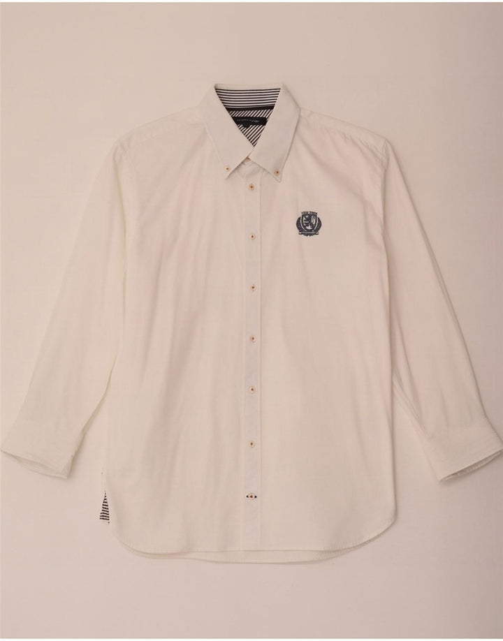 Tommy Hilfiger Herreskjorte Stor hvid bomuld