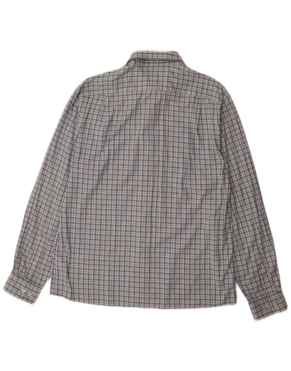 Tommy Hilfiger Stretch Slim Fit skjorte herre str. 16 1/2 Large Blue Check