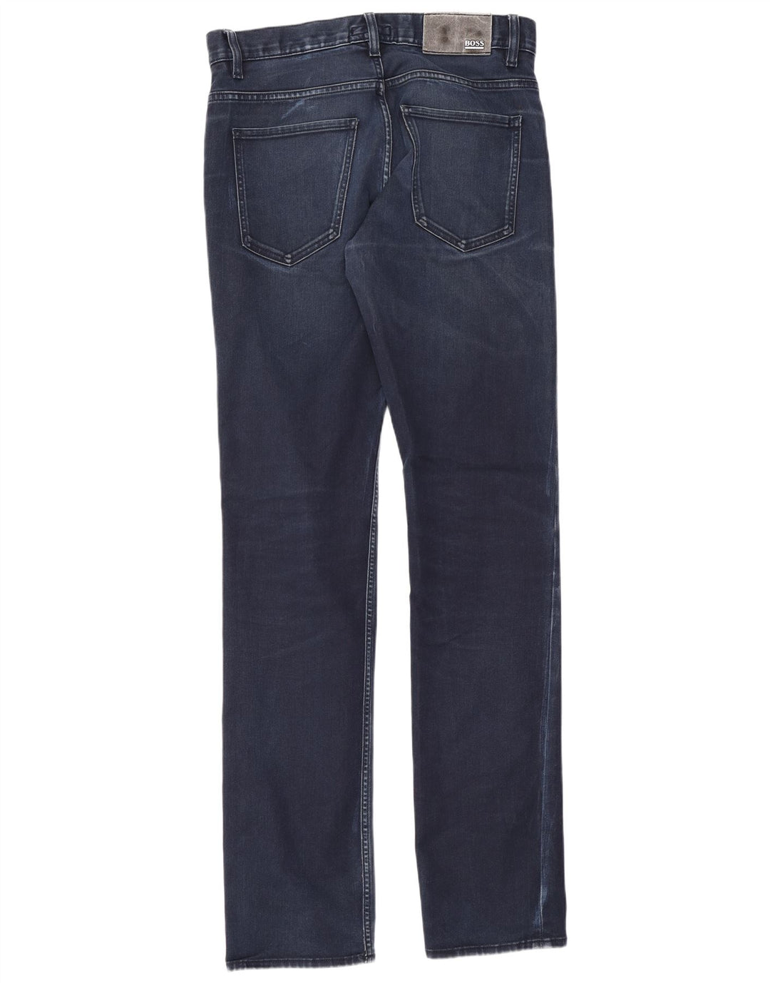 Hugo Boss Herre Slim Jeans W30 L32 Blå Bomuld
