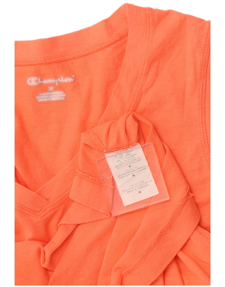 CHAMPION Damevest Top UK 14 Medium Orange Bomuld
