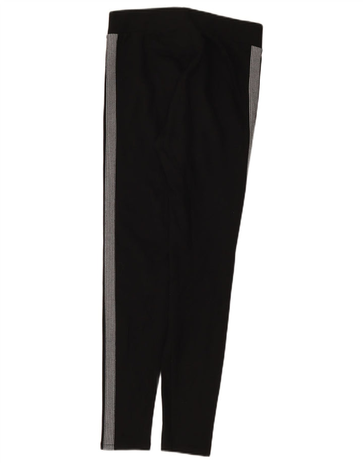 Marks & Spencer Womens Leggings UK 8 Small Black Colourblock Viscose