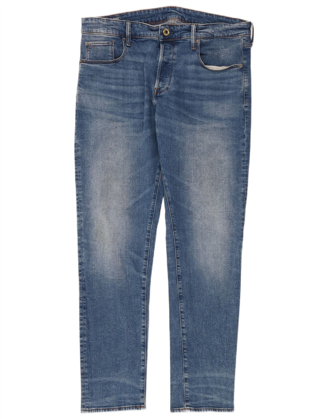 G-STAR Herre 3301 Slim Jeans W36 L34 Blå Bomuld