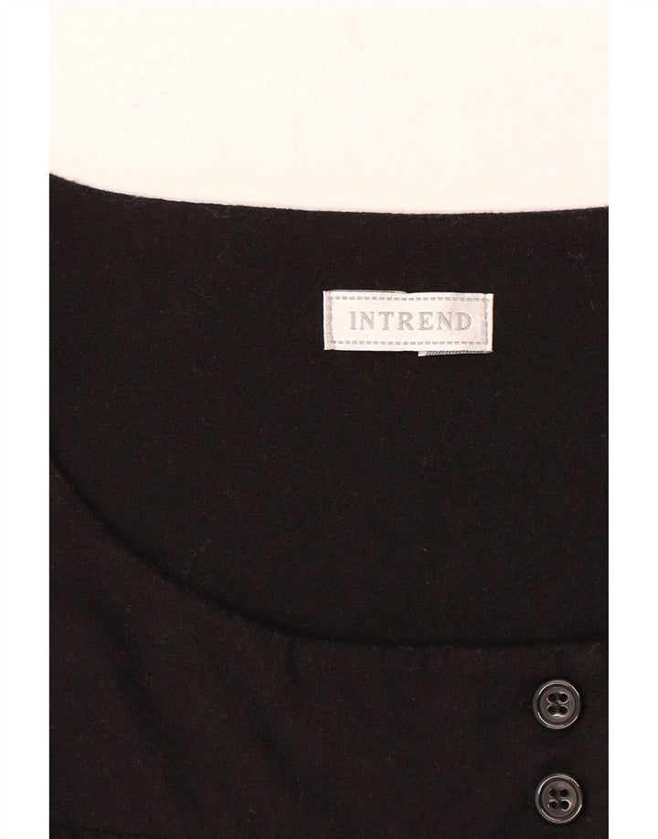 Intrend Womens Sheath Dress UK 12 Medium Black