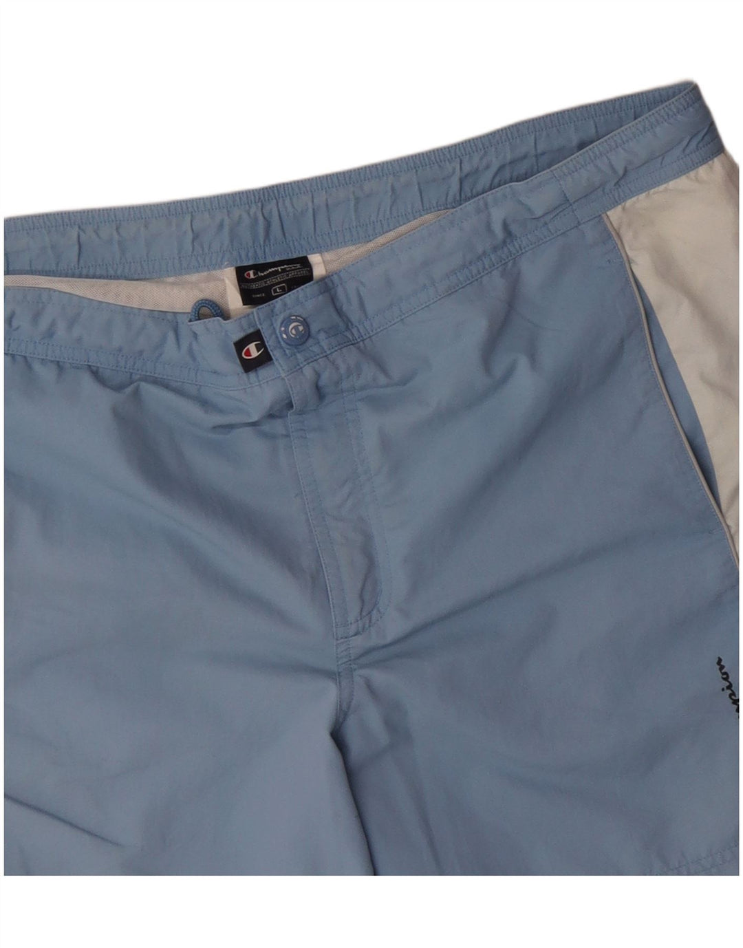 Champion Badeshorts til mænd Large Blue Colourblock Polyester