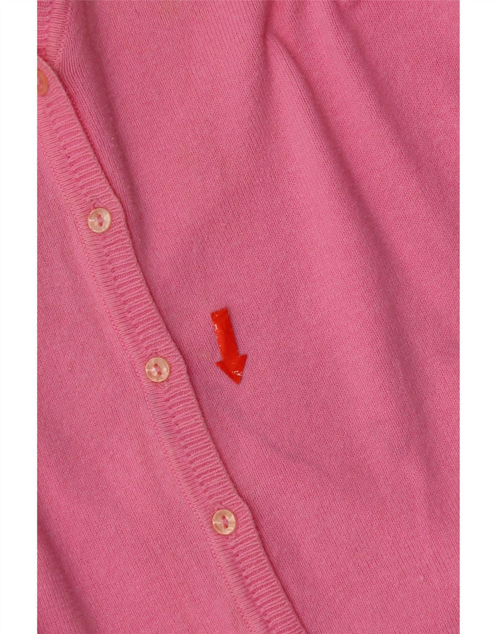 Zara Dame Cardigan Sweater UK 10 Small Pink
