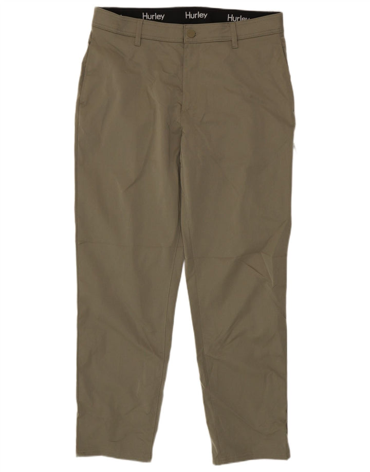 Hurley Herre Tapered Chino Bukser W36 L32 Khaki Polyester