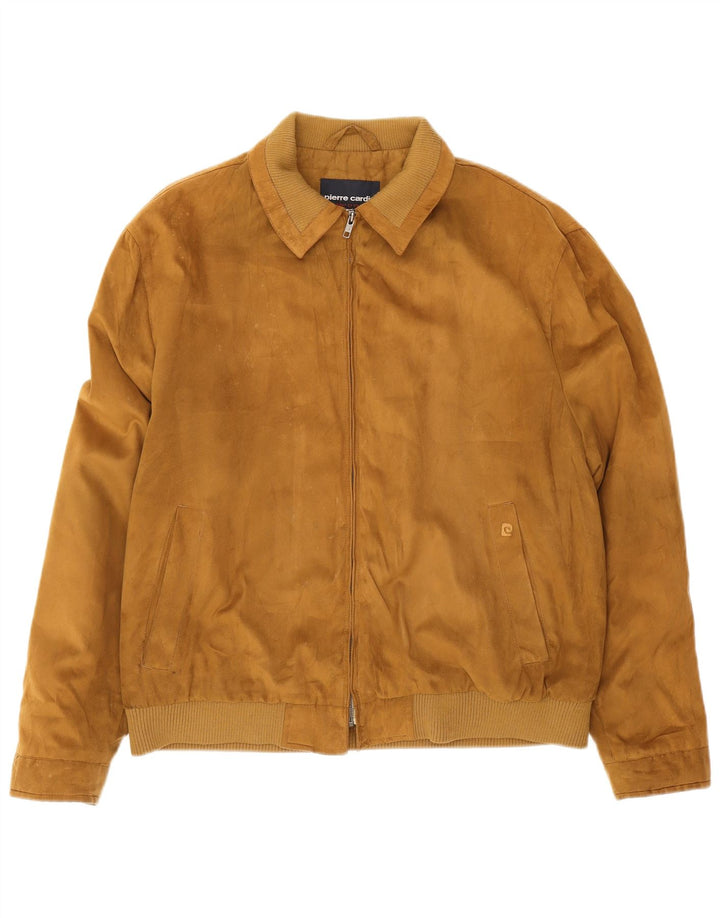 Pierre Cardin Bomberjakke til mænd UK 42 XL Beige Polyester