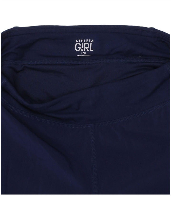 ATHLETA piger sportsshorts 11-12 år store marineblå polyester