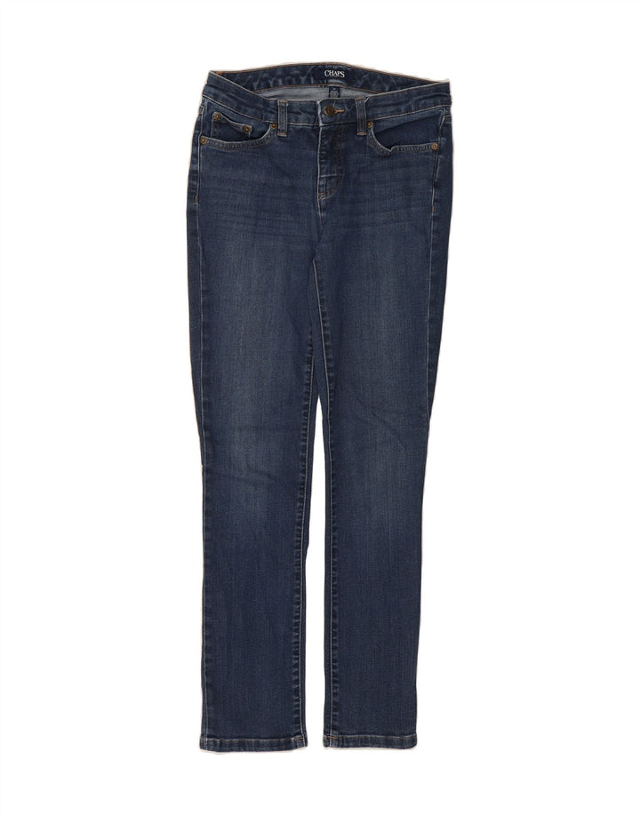 CHAPS Womens Skinny Jeans US 4 Small W28 L28 Blue Cotton Vintage Chaps and Second-Hand Chaps from Messina Hembry 
